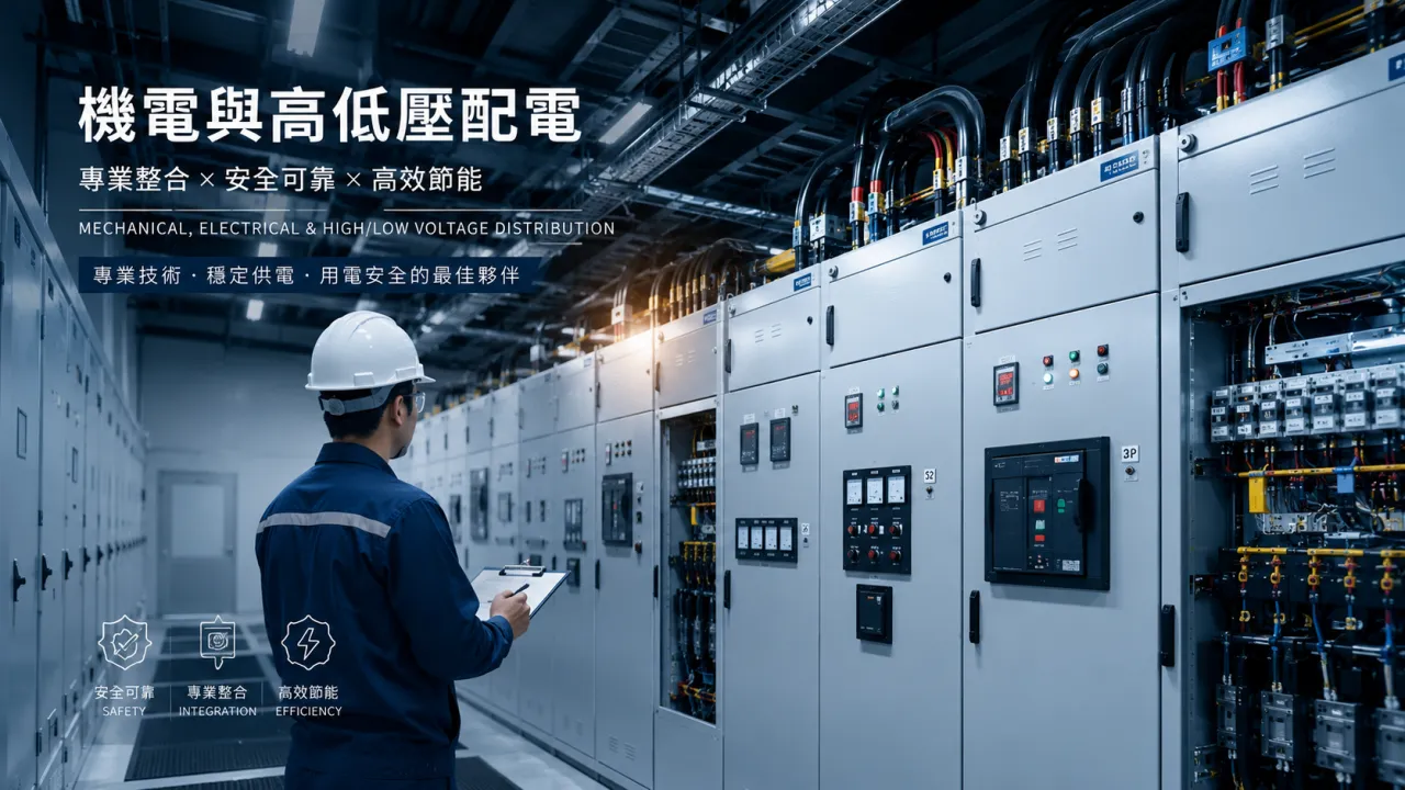 機電與高低壓配電 | 昌緯能源科技